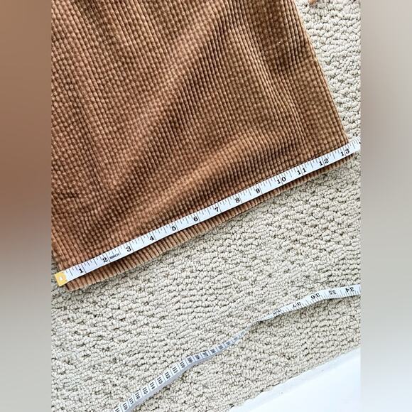 Lost and wander garmentory Alicia wide leg corduroy pants button fly neutral M - Picture 10 of 10